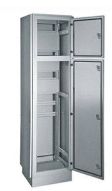 Корпус 2-дверный без боковых панелей ЭЛЕКТРОТЕХНИК ВРУ-2 1800х600х450 RAL7035 Щиты электрические, боксы