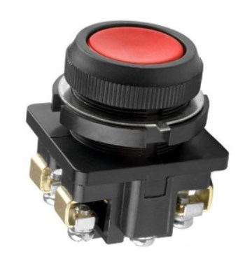 Выключатель кнопочный ЭЛЕКТРОТЕХНИК КЕ-011 У3 исп.3 красный (ET511660) Автоматические выключатели