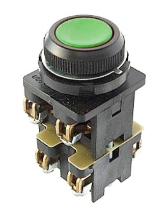 Выключатель кнопочный ЭЛЕКТРОТЕХНИК КЕ-012 У3 исп.2 зеленый (ET010382) Автоматические выключатели