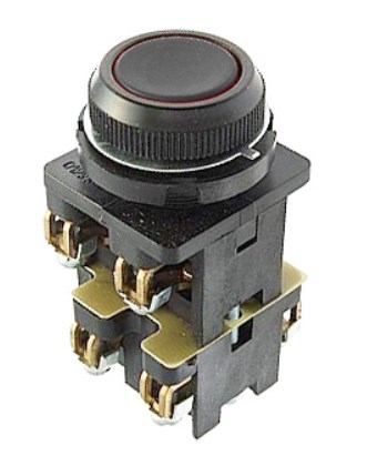 Выключатель кнопочный ЭЛЕКТРОТЕХНИК КЕ-012 У3 исп.5 черный (ET529311) Автоматические выключатели