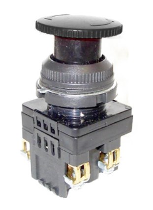 Выключатель кнопочный ЭЛЕКТРОТЕХНИК КЕ-131 У3 исп.2 черный (ET529294) Автоматические выключатели