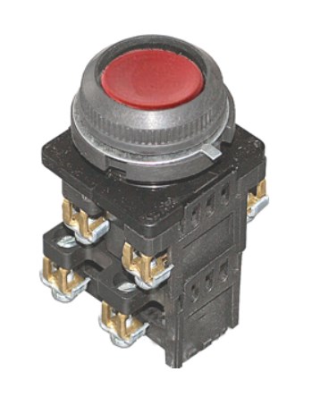 Выключатель кнопочный ЭЛЕКТРОТЕХНИК КЕ-182 У2 исп.8 красный (ET561475) Автоматические выключатели