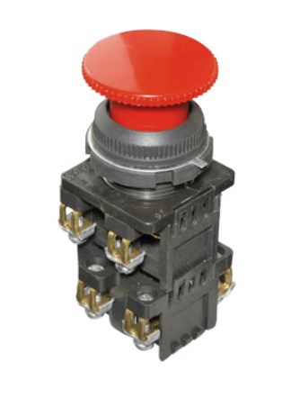 Выключатель кнопочный ЭЛЕКТРОТЕХНИК КЕ-192 У2 исп.6 красный (ET529335) Автоматические выключатели